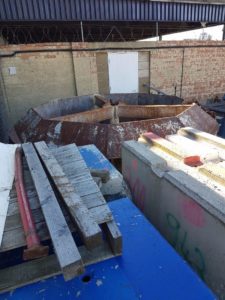 European Steel Ltd - Muck skips with frames