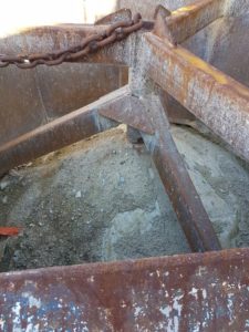 European Steel Ltd - Muck skips with frames