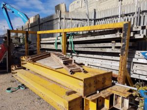 European Steel Ltd - Muck skips with frames