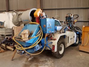 European Steel Ltd - Meyco concrete sprayer
