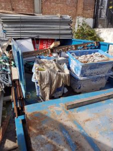 European Steel Ltd - Muck skips with frames